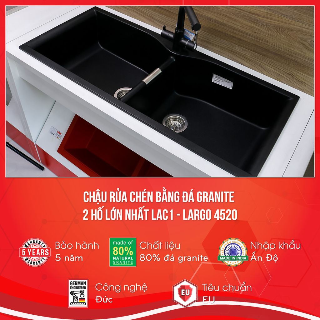 Chậu rửa chén LAC1 - Ảnh 3