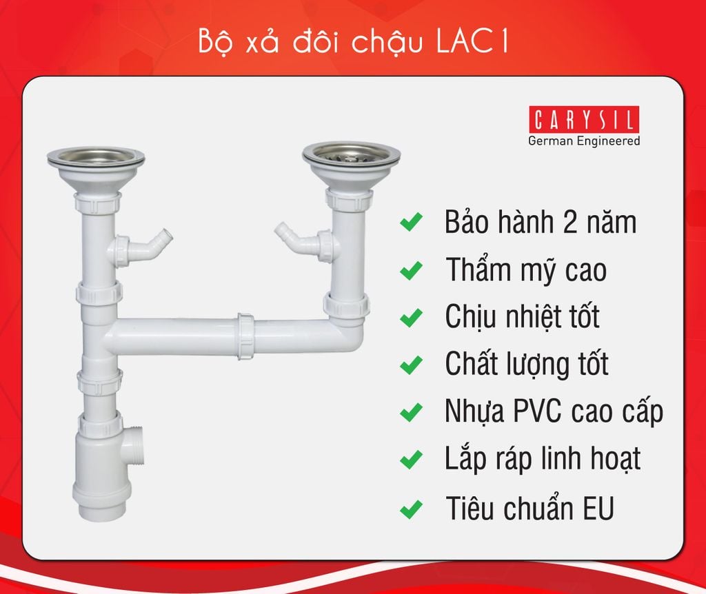 Chậu rửa chén LAC1 - Ảnh 16