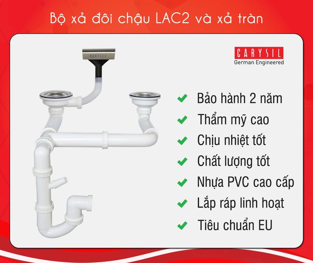 Chậu rửa chén LAC2 - Ảnh 16