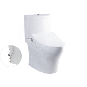 Bàn cầu hai khối, nắp đóng êm kèm vòi rửa nước lạnh TCW1211A CS769DRE4 cao cấp, chính hãng | TOTO