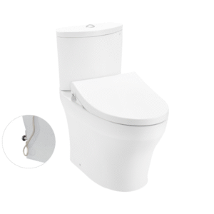 Close-Coupled Toilet with Eco-washer Seat & Cover TCW1211A CS838DE4 premium authentic | TOTO