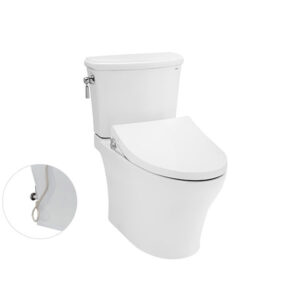 Bàn cầu hai khối, nắp đóng êm kèm vòi rửa nước lạnh TCW1211A CS986GE4 cao cấp, chính hãng | TOTO