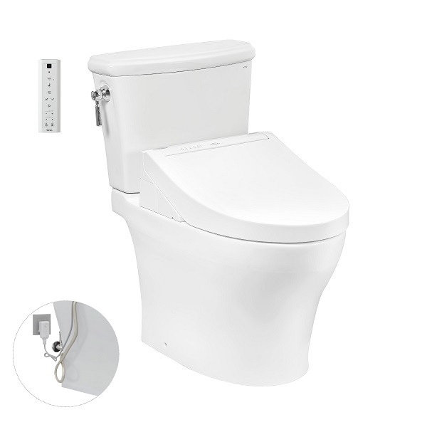 Close-Coupled Toilet with WASHLET Series C5 CS986GW14 premium authentic | TOTO