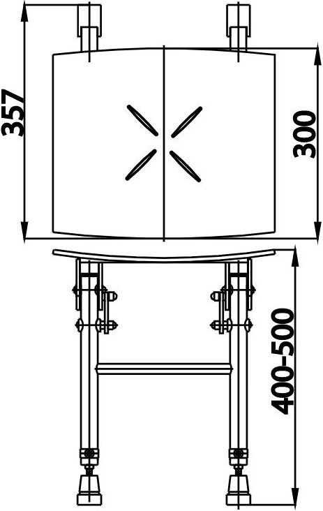 CT0179#WH - Ghế ngồi tắm COTTO - Ảnh 3
