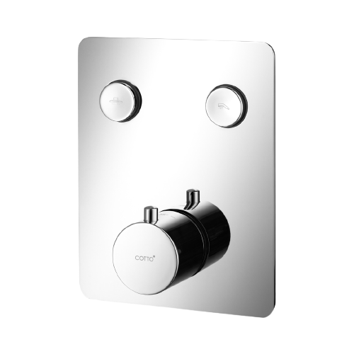 CT3016 - Củ sen tắm COTTO nóng lạnh âm tường - Ảnh 2