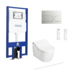 Bồn cầu treo tường điện tử RX (giấu dây) xả tự động TOTO CW542HME5U TCF795C2Z WH172AAT MB175M