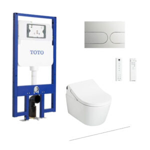 Bồn cầu treo tường điện tử RX (giấu dây) xả tự động TOTO CW542HME5U TCF795C2Z WH172AAT MB175M