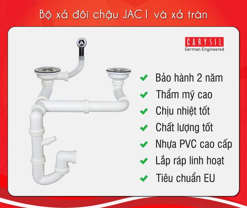 Chậu rửa chén JAC1 - Ảnh 15