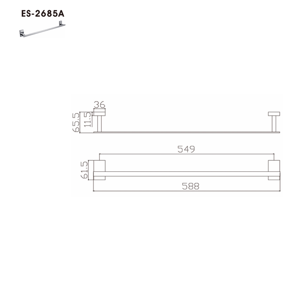 Thanh treo khăn Esslinger ES-2685 - Ảnh 3