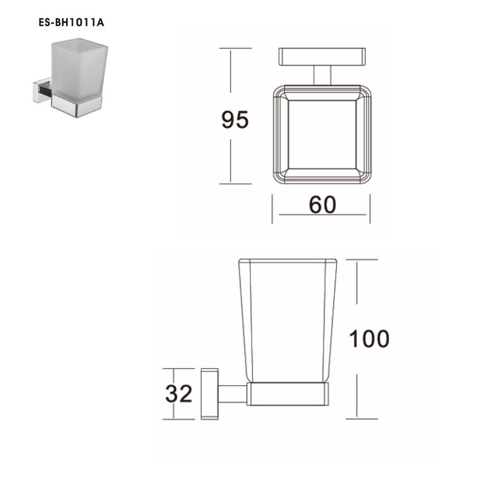 Kệ ly Esslinger ES-BH1011 - Ảnh 3