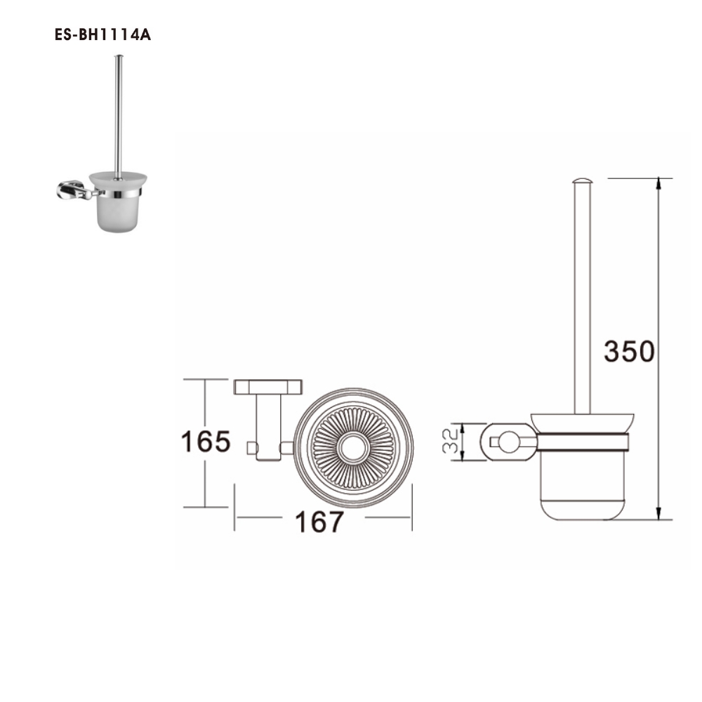 Cọ cầu Esslinger ES-BH1114 - Ảnh 3