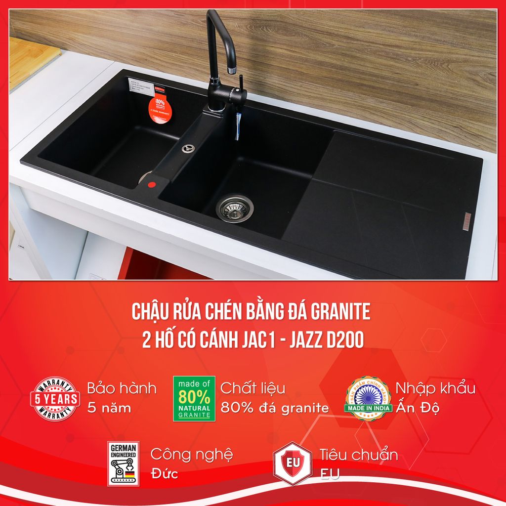 Chậu rửa chén JAC1 - Ảnh 3