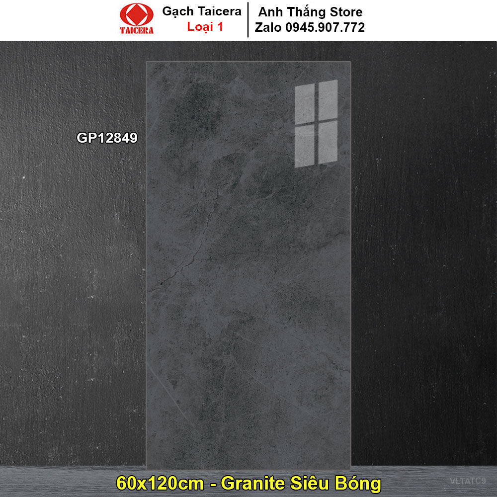 Gạch 60x120 Taicera GP12849 Vân Xám