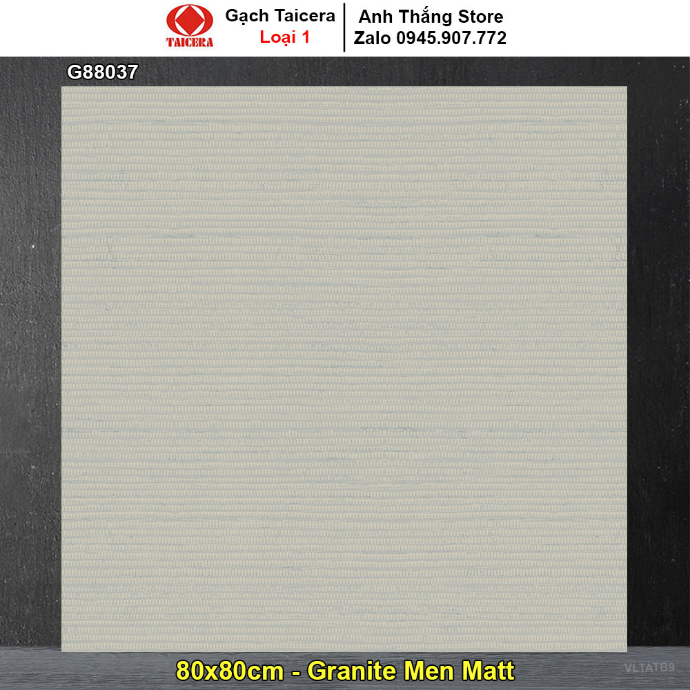 Gạch 80x80 Taicera G88037 Ghi Xám