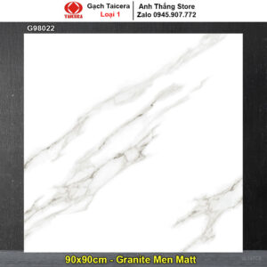 Gạch 90x90 Taicera G98022 Trắng Khói