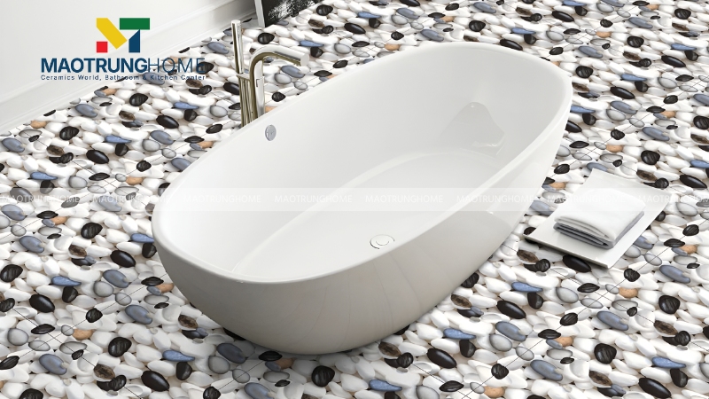 Gạch 30x30 giả sỏi (Mẫu 1)