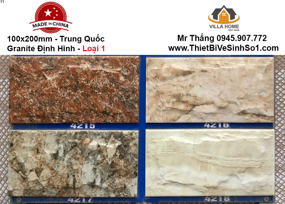 Gạch Thẻ 10x20 Trung Quốc 4215-4216-4217-4218