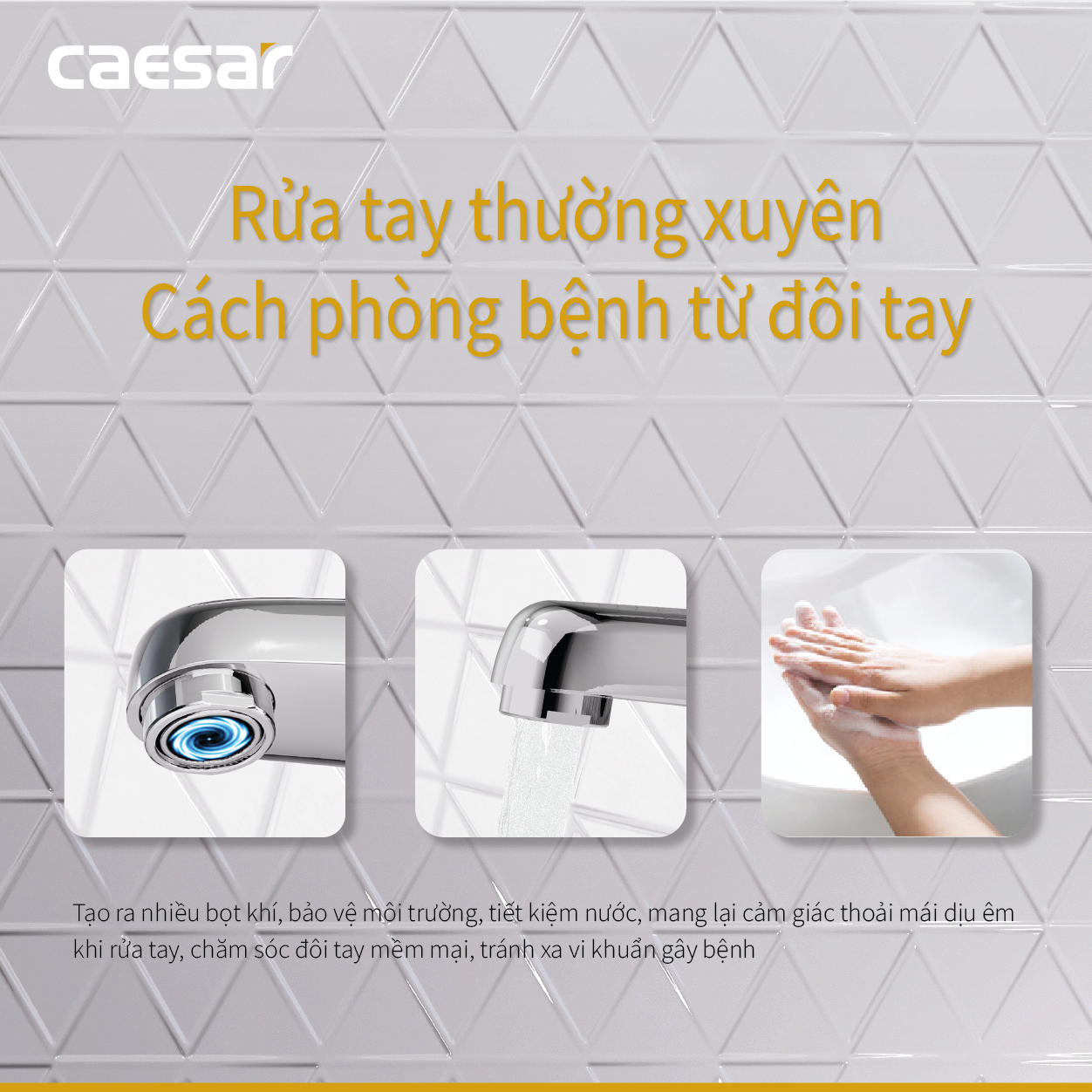 Vòi Lavabo Nóng Lạnh - B330CU - Ảnh 4