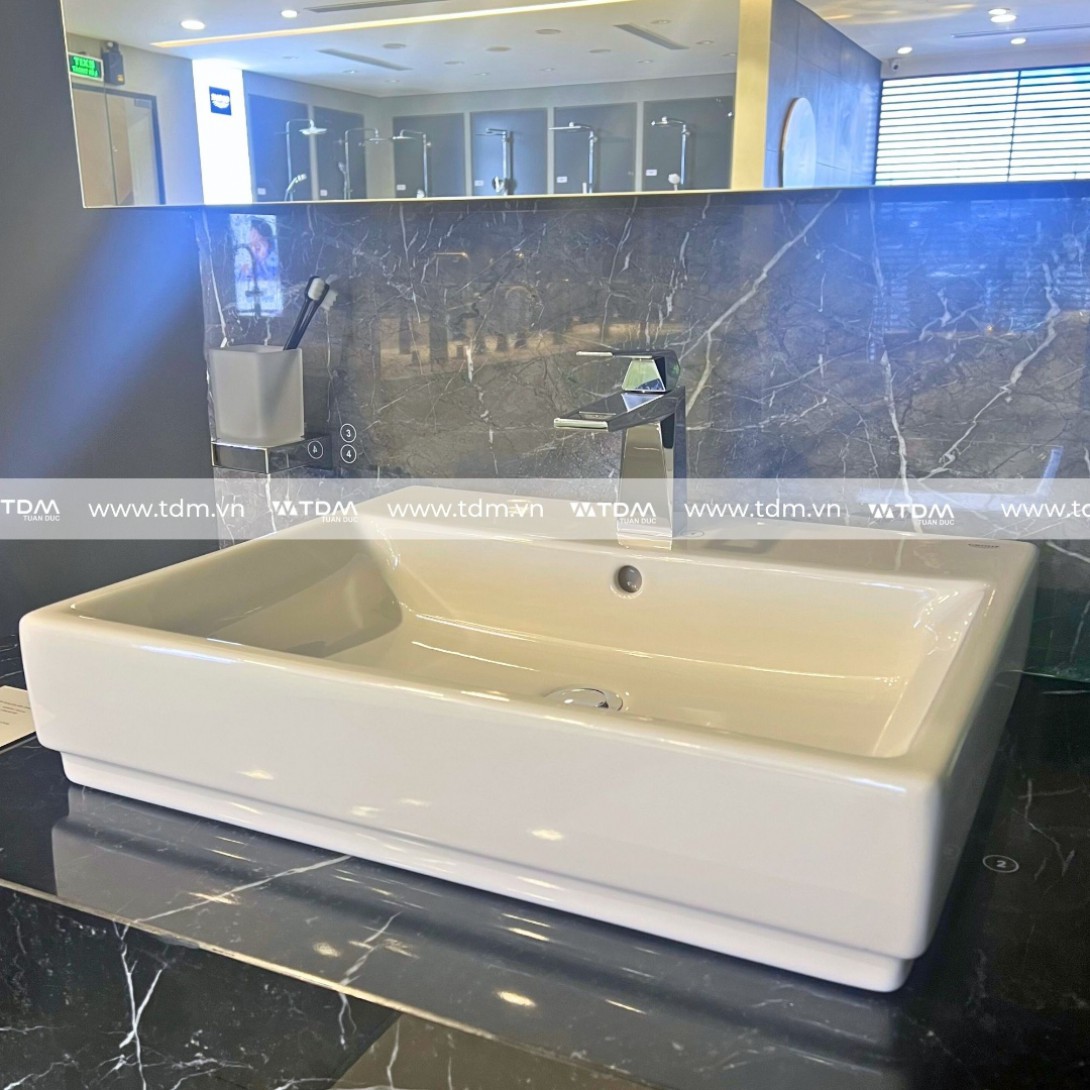 Chậu Rửa Mặt Lavabo Grohe 39234000 Eurostyle Đặt Bàn - Ảnh 3