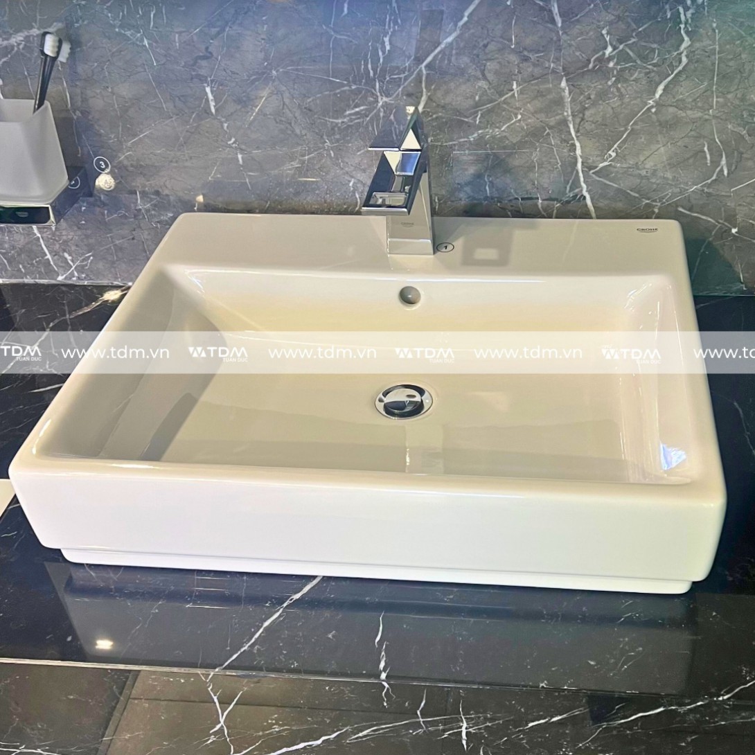Chậu Rửa Mặt Lavabo Grohe 39234000 Eurostyle Đặt Bàn - Ảnh 4