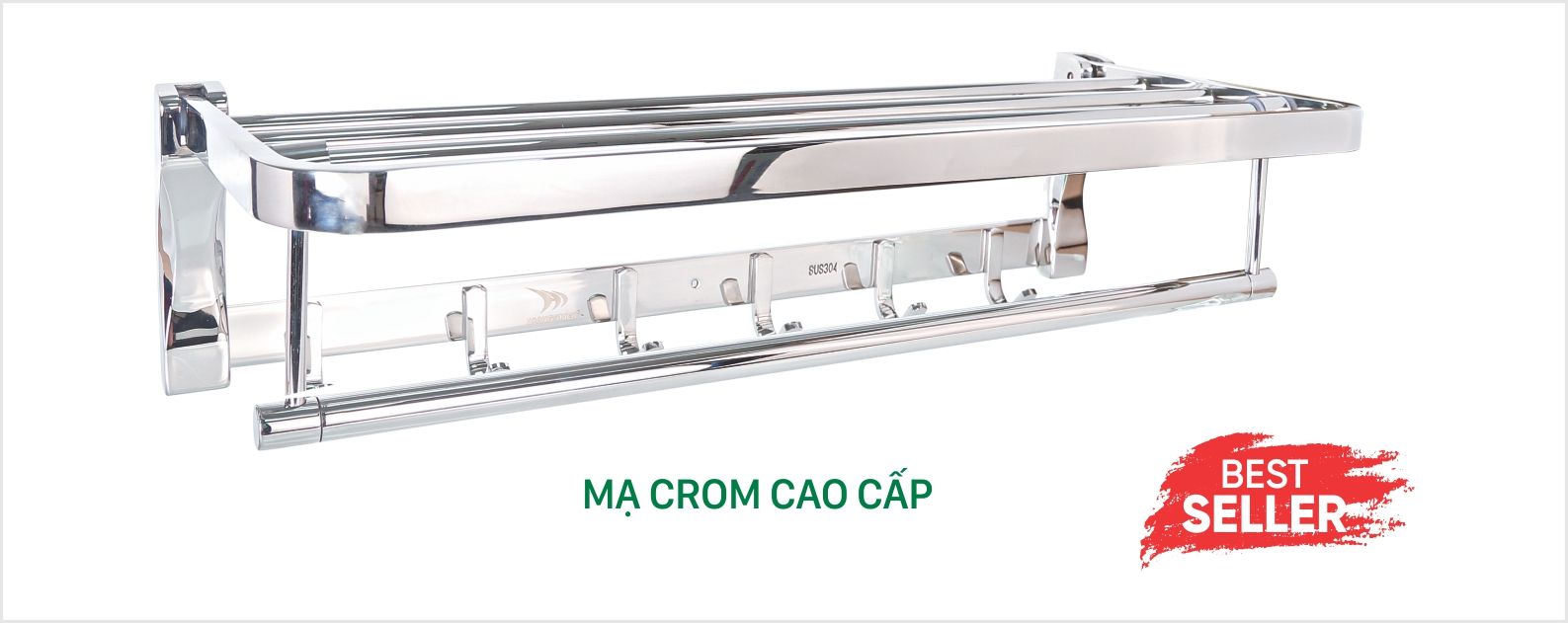 Máng khăn dàn cao cấp Hoàng Thiện HT 889