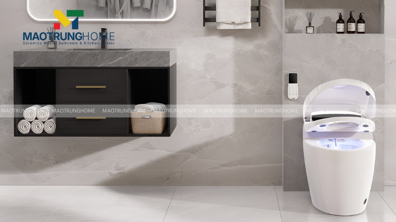 Gợi ý cho phòng tắm lớn (trên 5m²)