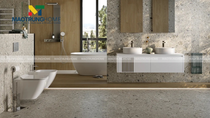 Kích thước nhà vệ sinh có diện tích lớn