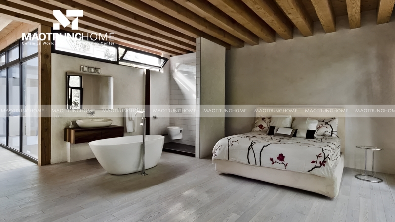 Nhà vệ sinh trong phòng ngủ thường