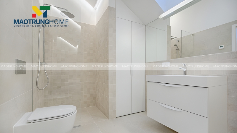 Mẹo không gian cho nhà vệ sinh nhỏ hẹp