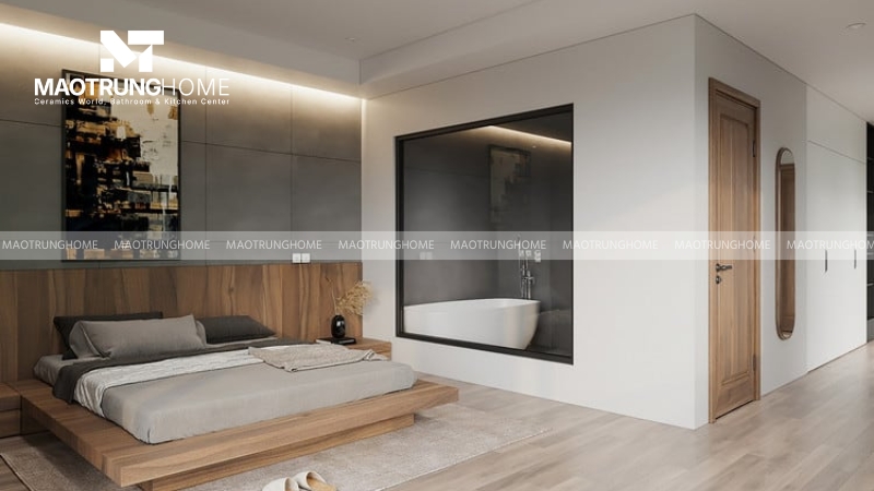 Lưu ý khi thiết kế nhà vệ sinh trong phòng ngủ