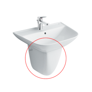 Chân chậu lavabo lửng INAX L-297VC (L297VC)