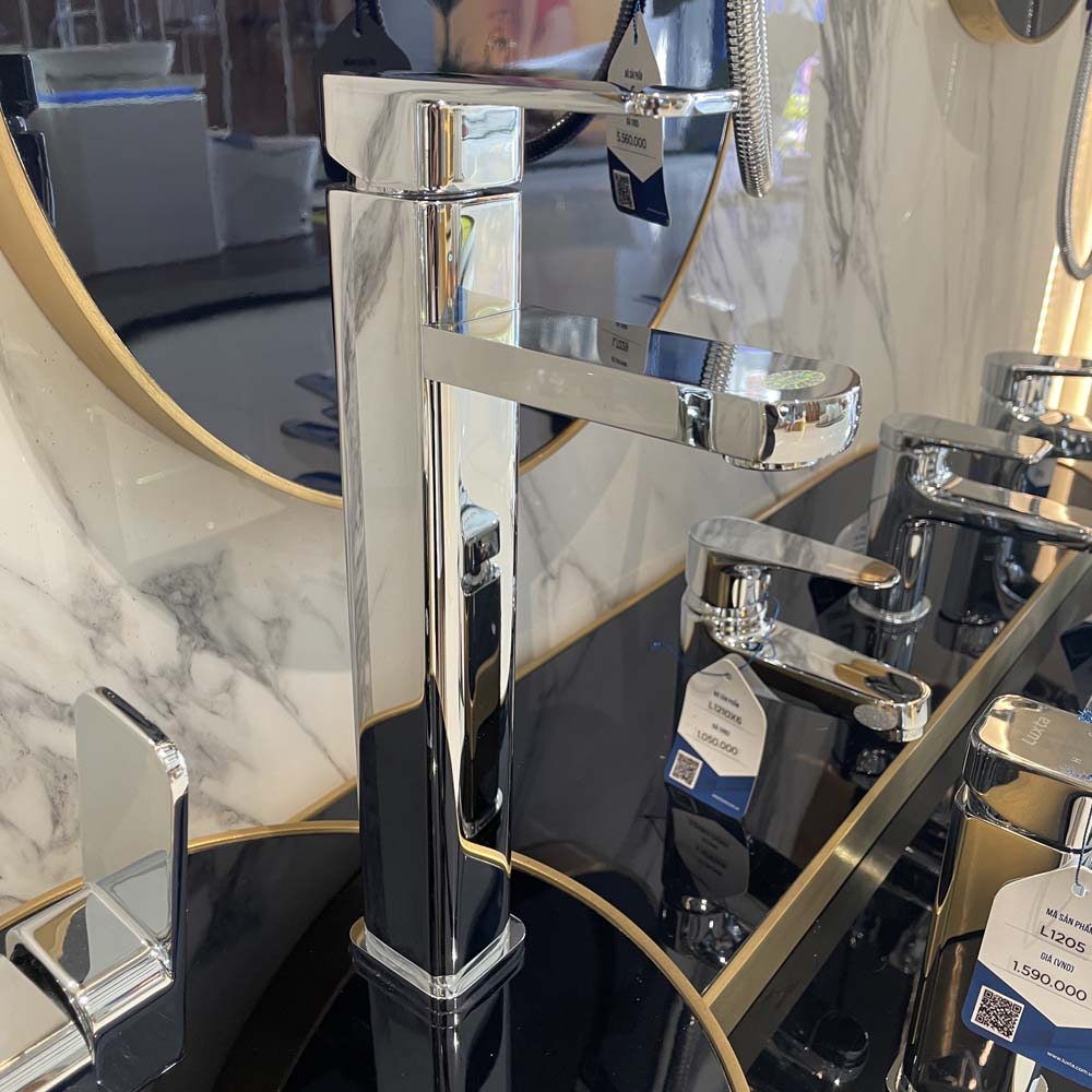 Vòi chậu lavabo nóng lạnh Luxta L1205B - Ảnh 3