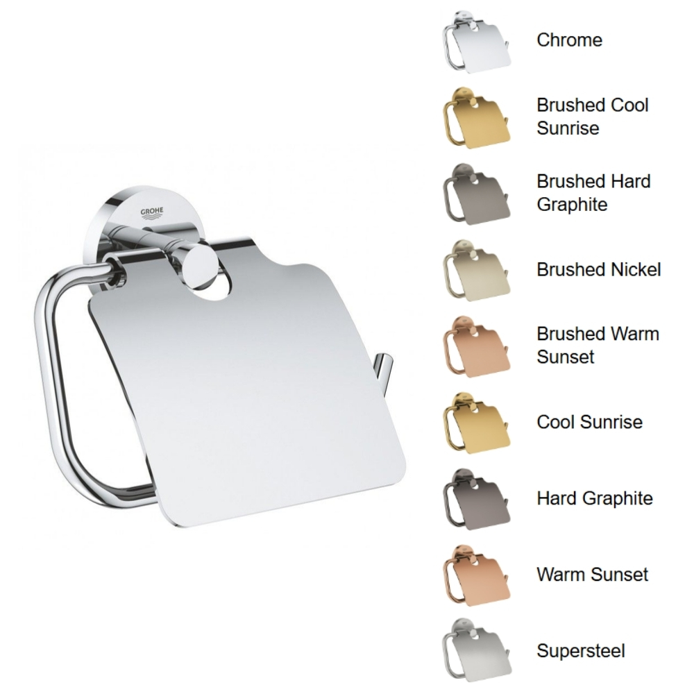 Lô giấy vệ sinh có nắp Essentials GROHE 40367001 - Ảnh 2