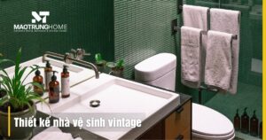 Mẫu thiết kế nhà vệ sinh vintage