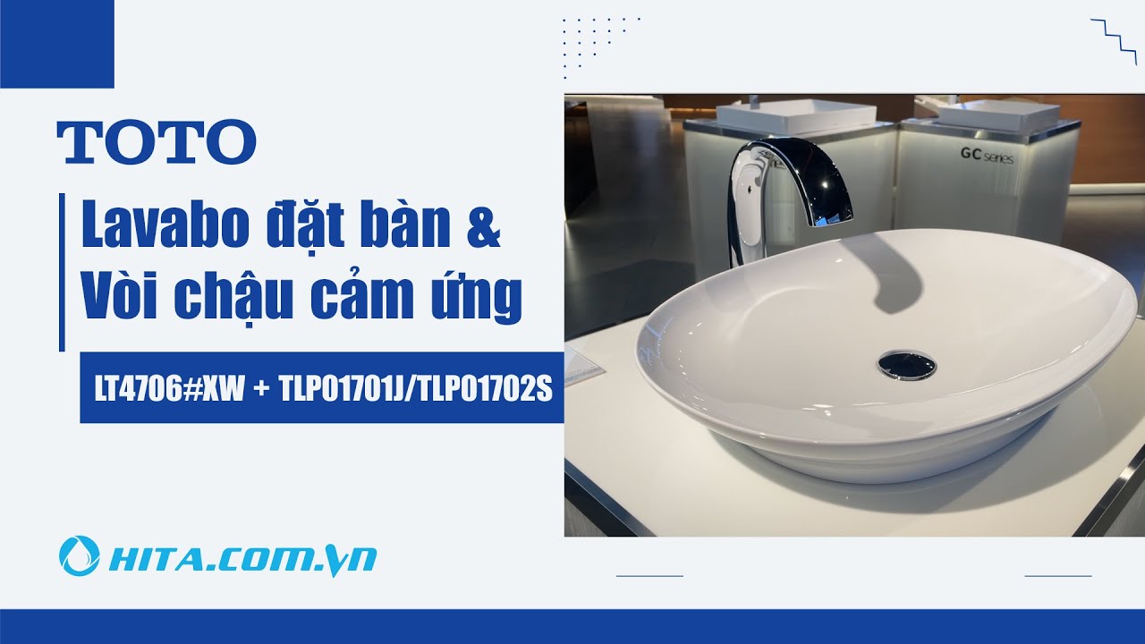 Vòi lavabo cảm ứng TOTO TLP01701J TLP01702S Matsu kèm bộ điều khiển