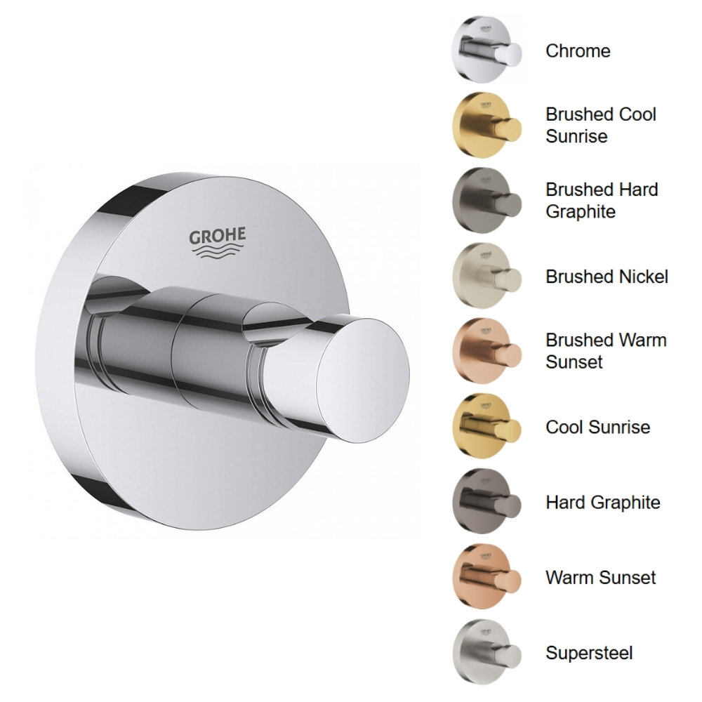 Móc treo áo gắn tường Essentials GROHE 40364001 - Ảnh 2