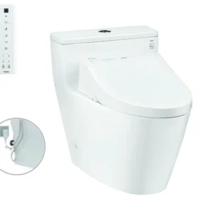 Bàn cầu 1 khối kèm nắp rửa điện tử WASHLET dòng C5 TCF24410AAA MS625DW14 cao cấp, chính hãng | TOTO