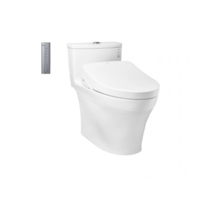 Bàn cầu nhà vệ sinh một khối kèm nắp rửa điện tử TOTO WASHLET dòng S7 MS885CDW12 cao cấp, chính hãng | TOTO