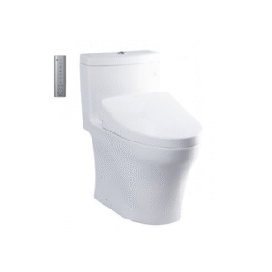 Bàn cầu một khối kèm nắp rửa điện tử WASHLET dòng S7 MS889CDRW12 cao cấp, chính hãng | TOTO