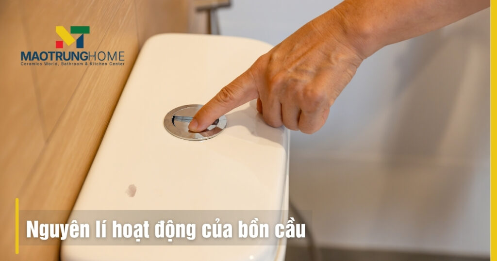 Nguyên lí hoạt động của bồn cầu