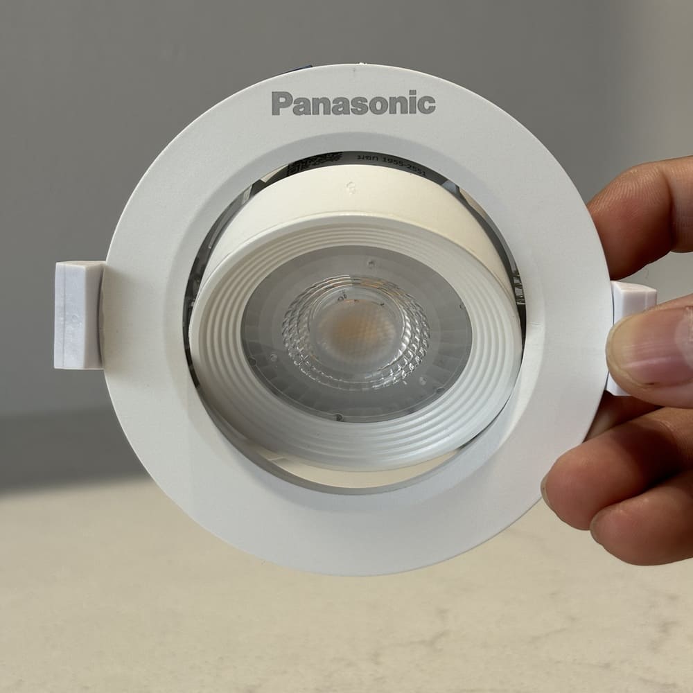 Đèn led âm trần chỉnh góc loại tròn Panasonic 5W / 7W - Ảnh 6