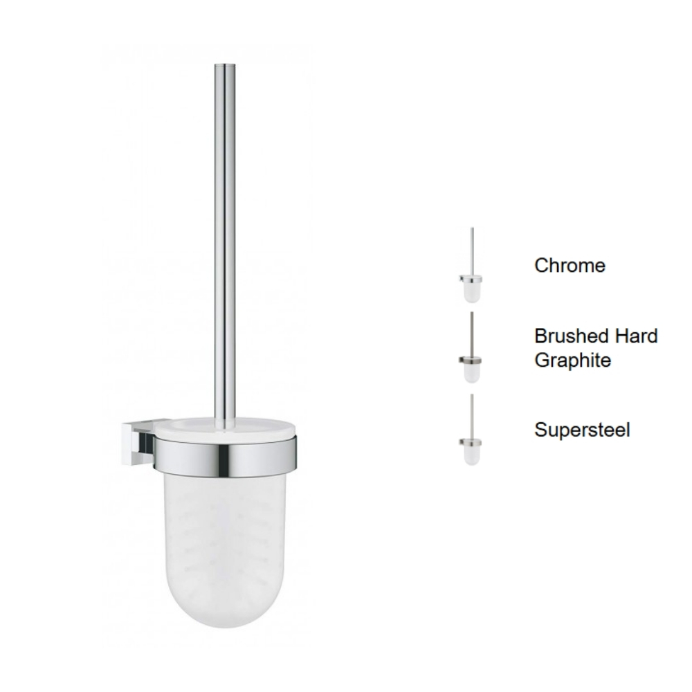 Bộ cọ cầu vệ sinh gắn tường Essentials Cube GROHE 40513001 - Ảnh 2