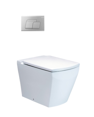 SC19847(F) - Bồn cầu két âm tường COTTO TETRAGON