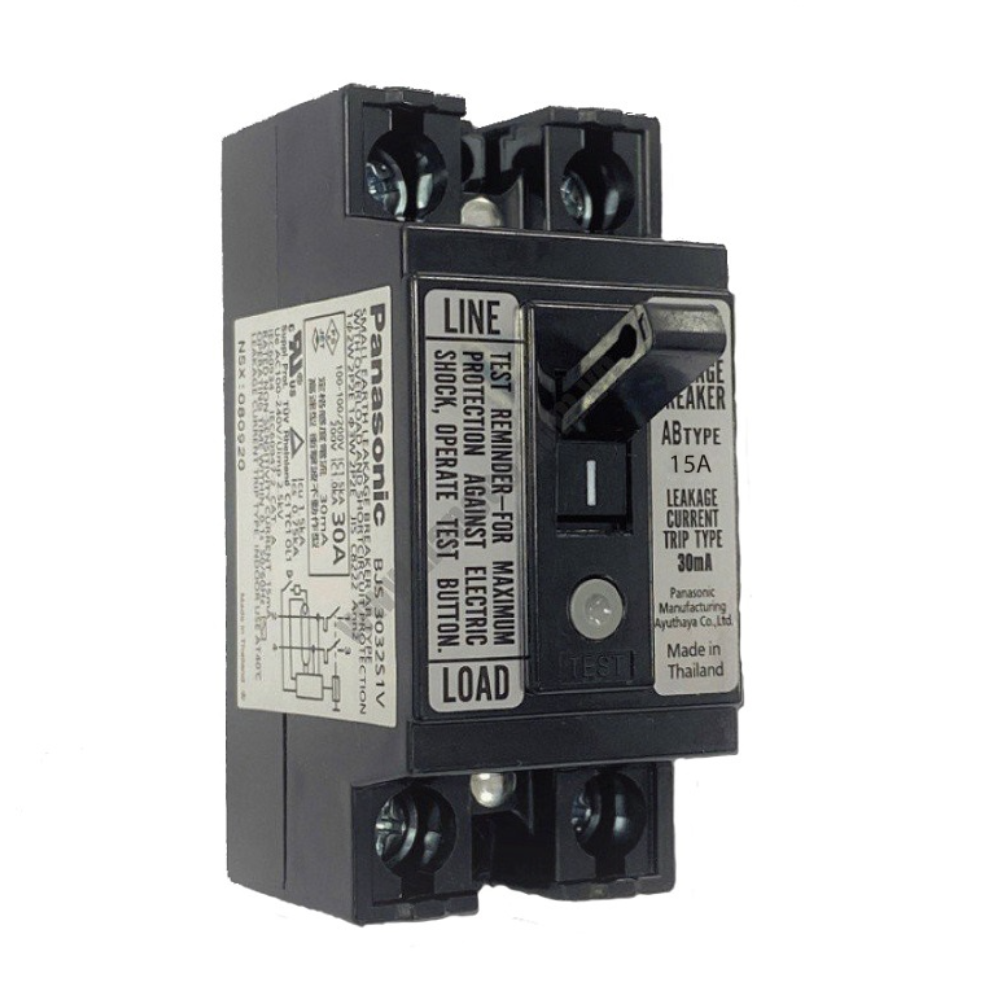 Cầu dao đóng cắt tự động ELCB 15A-30A Panasonic - Ảnh 2