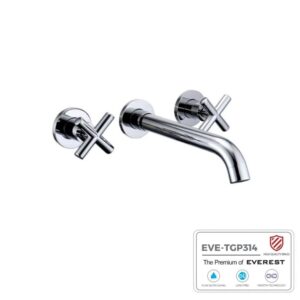 Vòi âm tường mạ chrome EVE-TGP314
