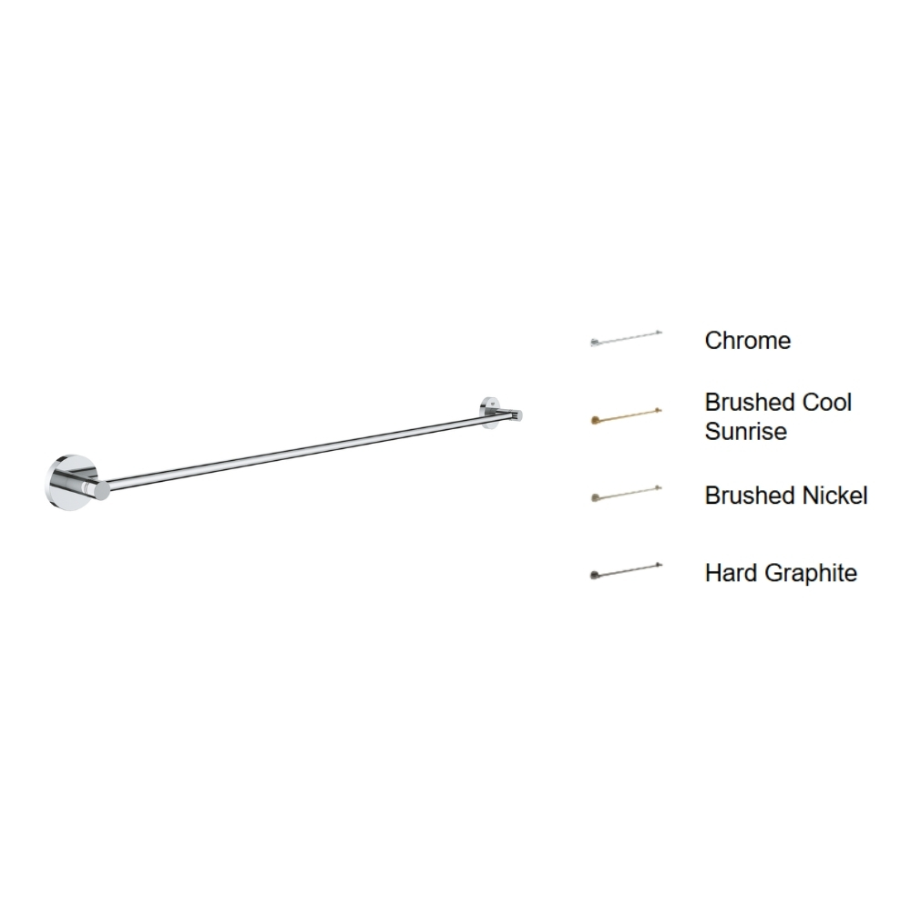Thanh treo khăn đơn Essentials GROHE 40386001 - Ảnh 2