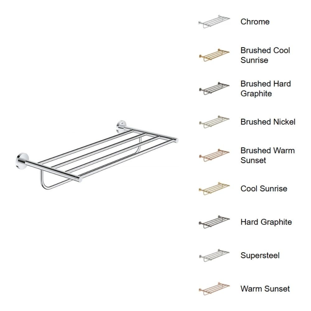 Thanh treo khăn Essentials 550mm GROHE 40800001 - Ảnh 2