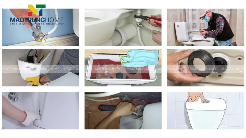 Tổng hợp 9 bước thay két nước bồn cầu 2 khối chi tiết nhất
