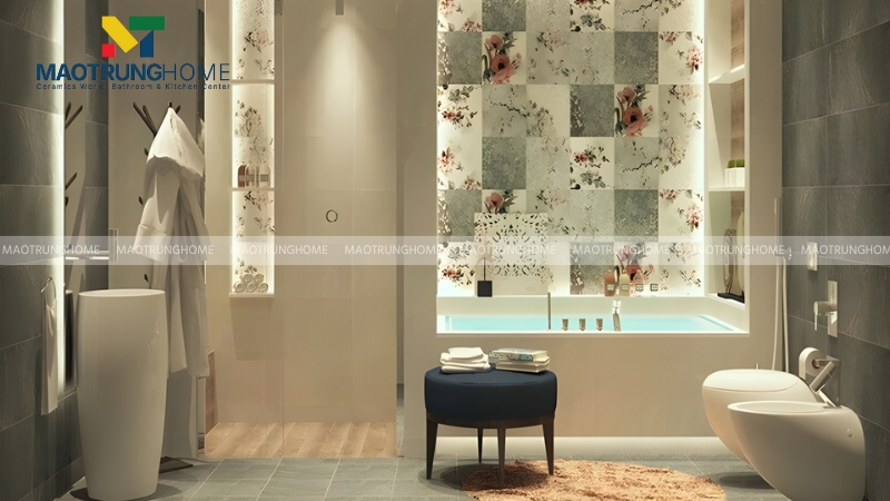 Mẫu phòng tắm lớn (trên 8m²)