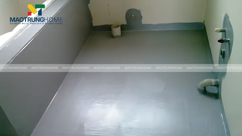 Độ dốc sàn không đạt tiêu chuẩn sẽ gây nước đọng